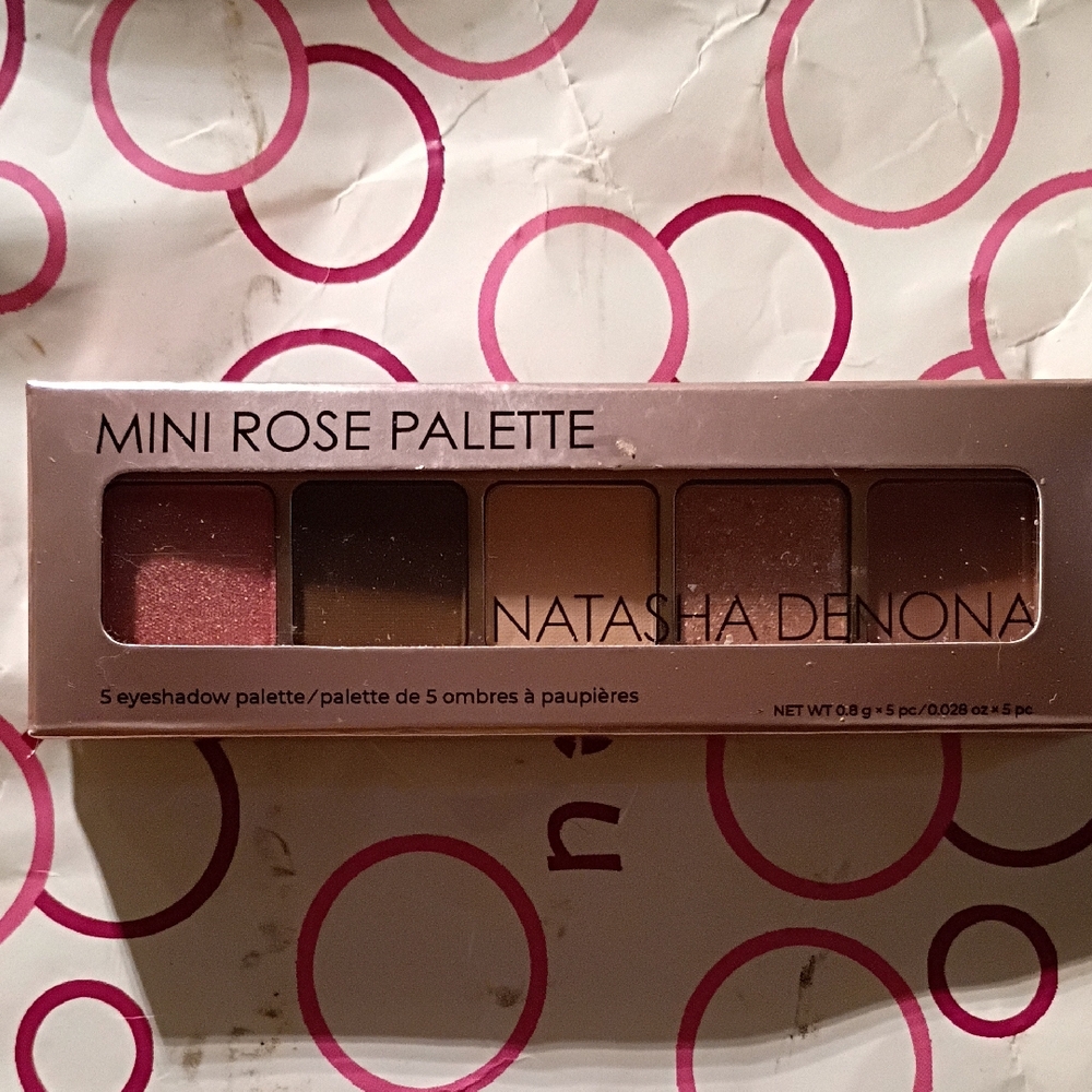 Natasha Denona Mini Rose Palette with Pink and Brown Hues